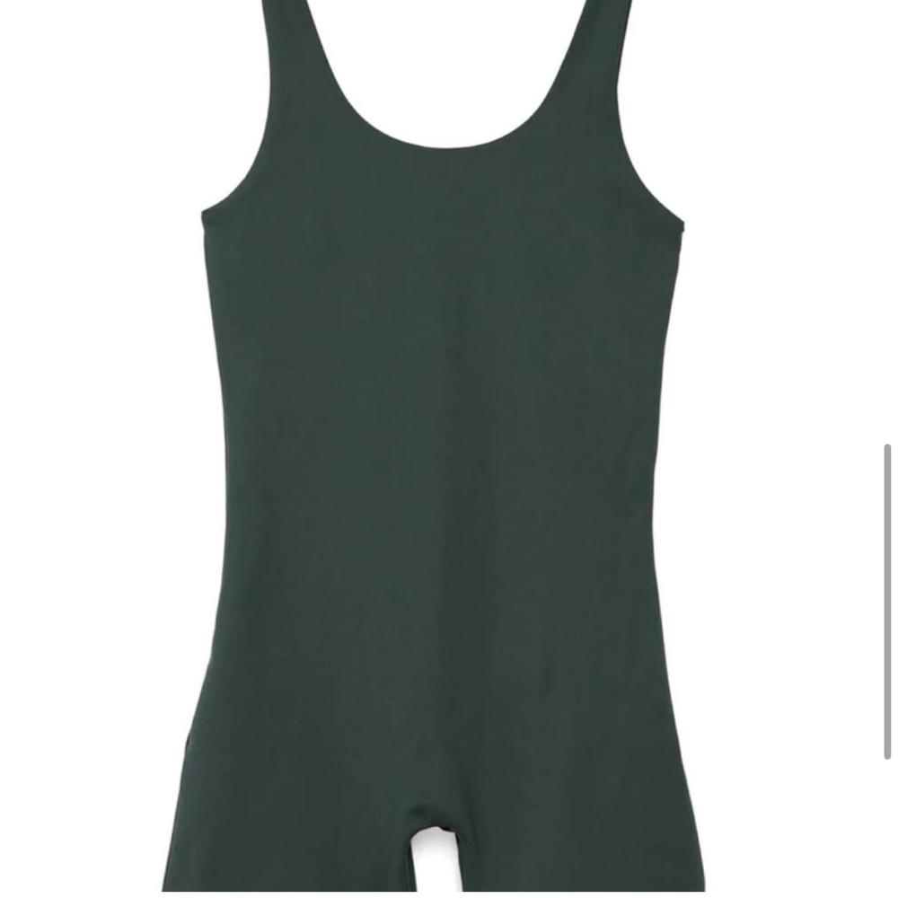 Girlfriend Collective Moss Bike Unitard Romper - Picture 7 of 8